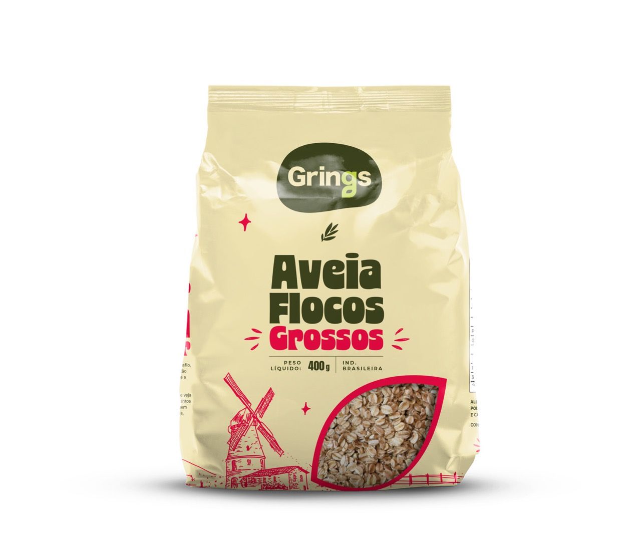 Aveia em Flocos - 400g - Grings