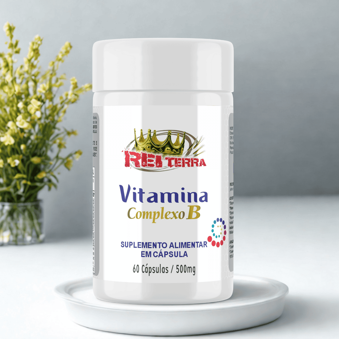 Vitamina Complexo B - 60 Cáps. - Rei Terra