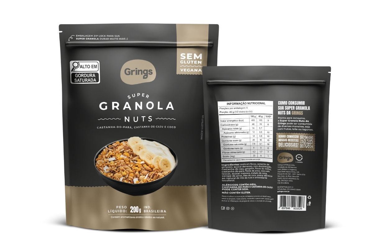 Super Granola Nuts - 200g - Grings