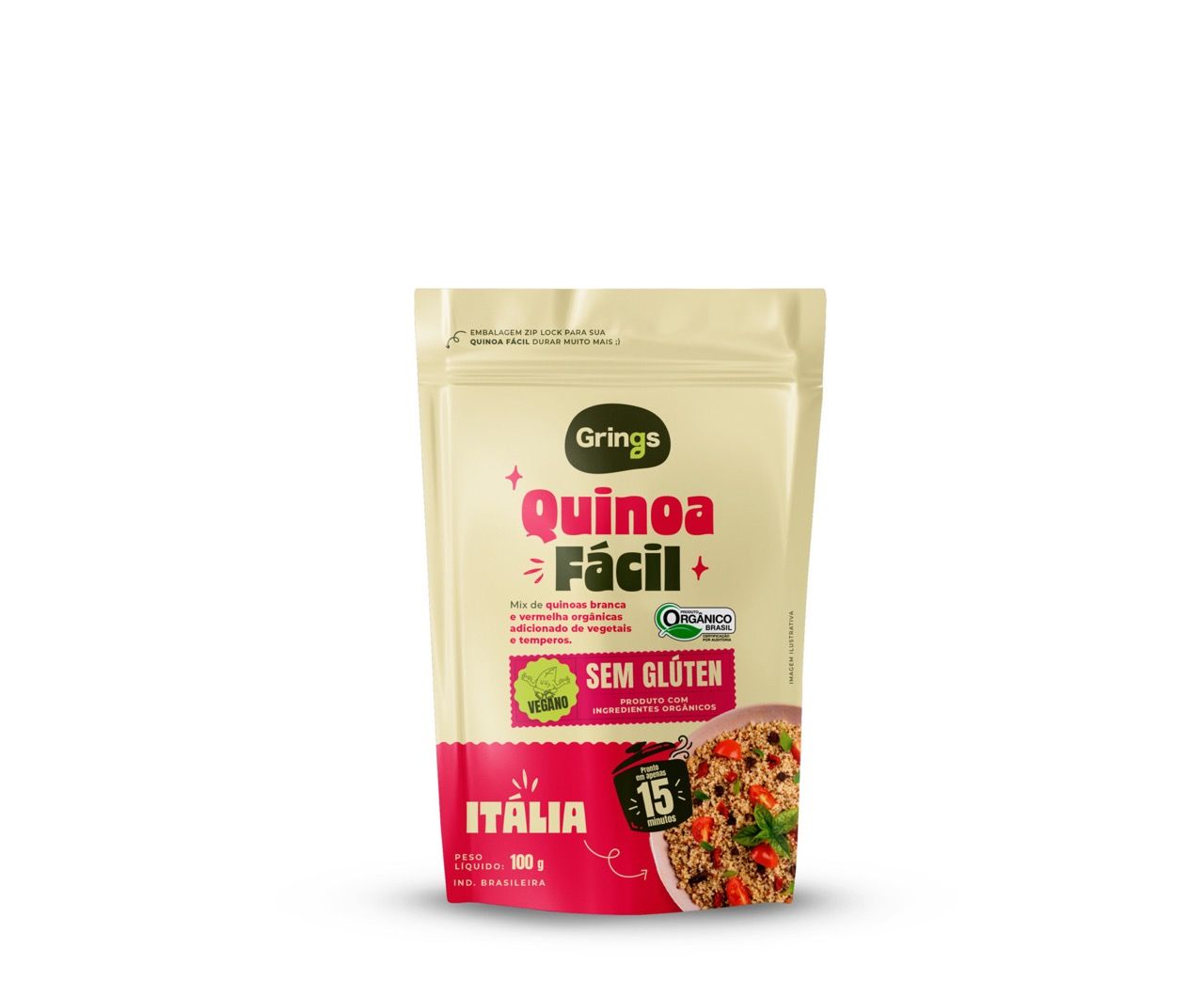 Quinoa Fácil - Itália - 100g - Grings