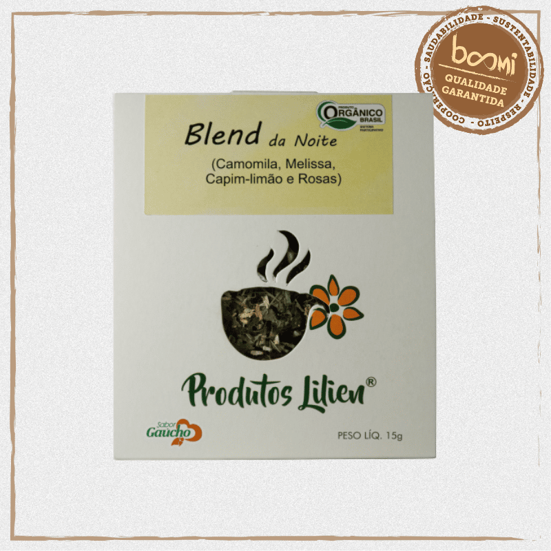 Blend da Noite Camomila/Melissa/Rosas - 15g - Sabor Gaúcho