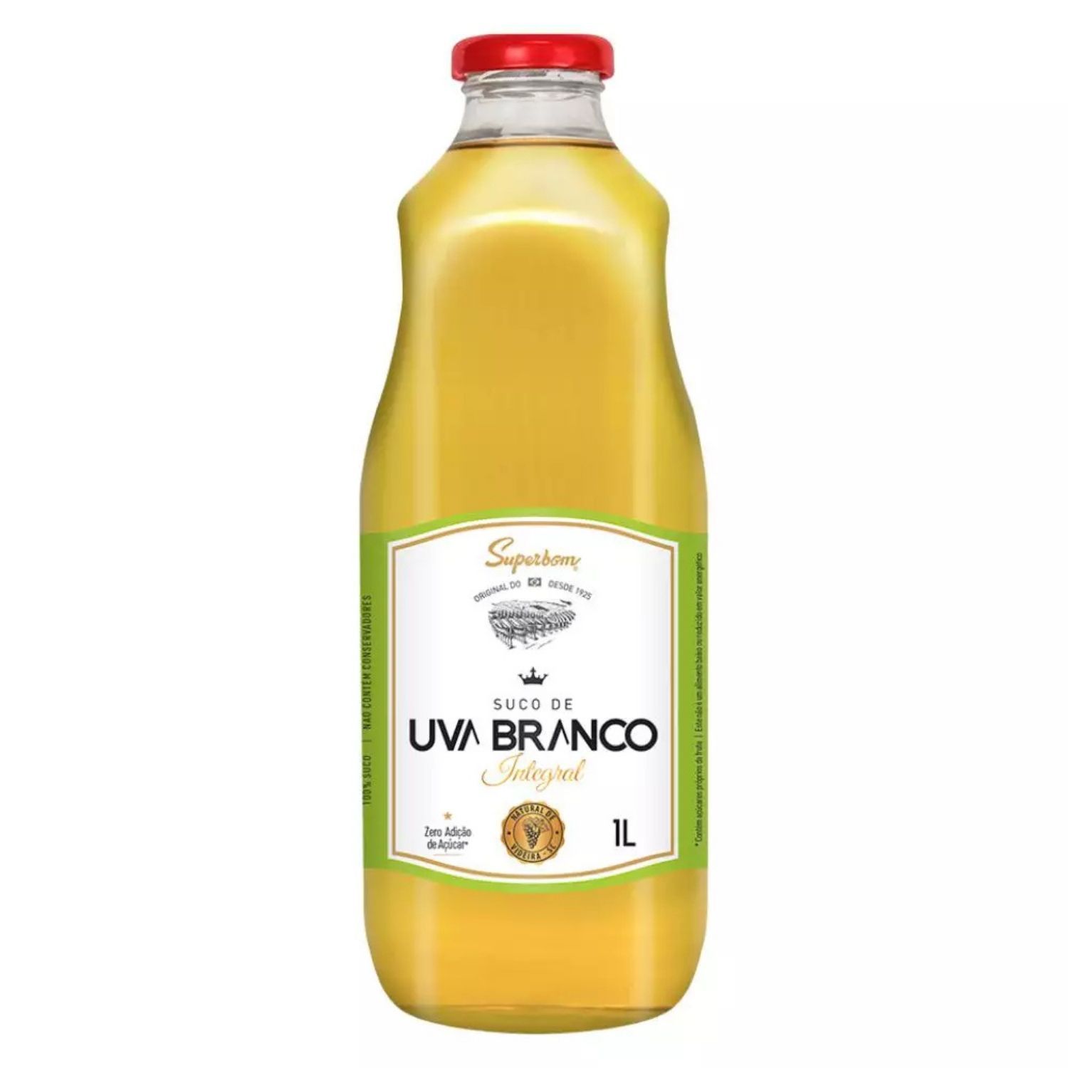 Suco de Uva Branco Integral - 1L - Superbom