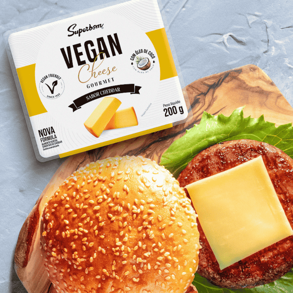 Vegancheese Gourmet Cheddar - 200g - Superbom