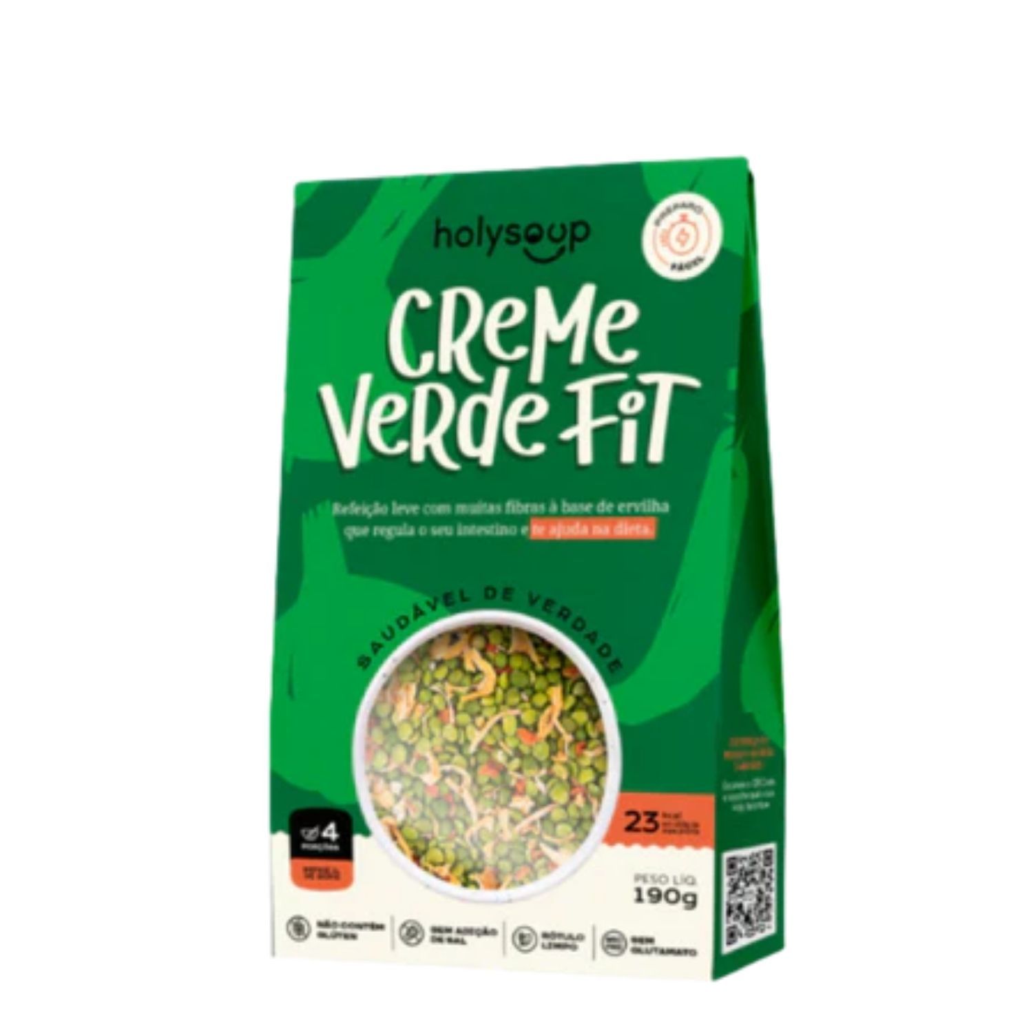 Creme Verde Fit - 190g - Holyfoods