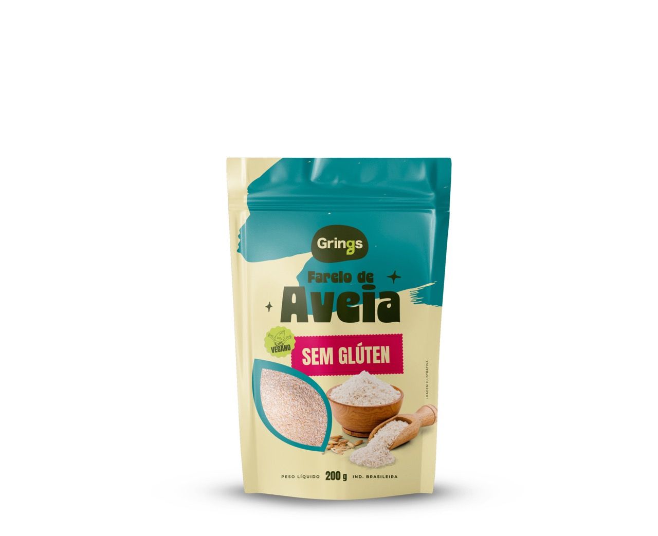 Farelo de Aveia - 200g - Grings