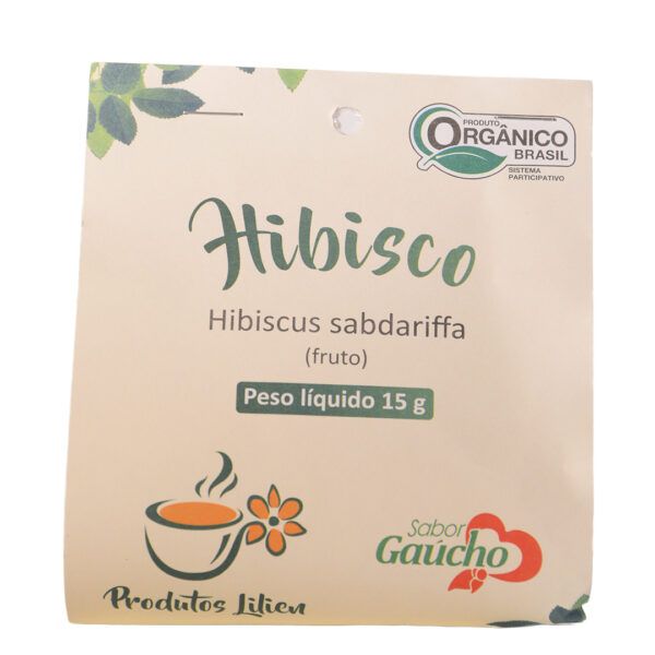 Chá de Hibisco - 15g - Sabor Gaúcho