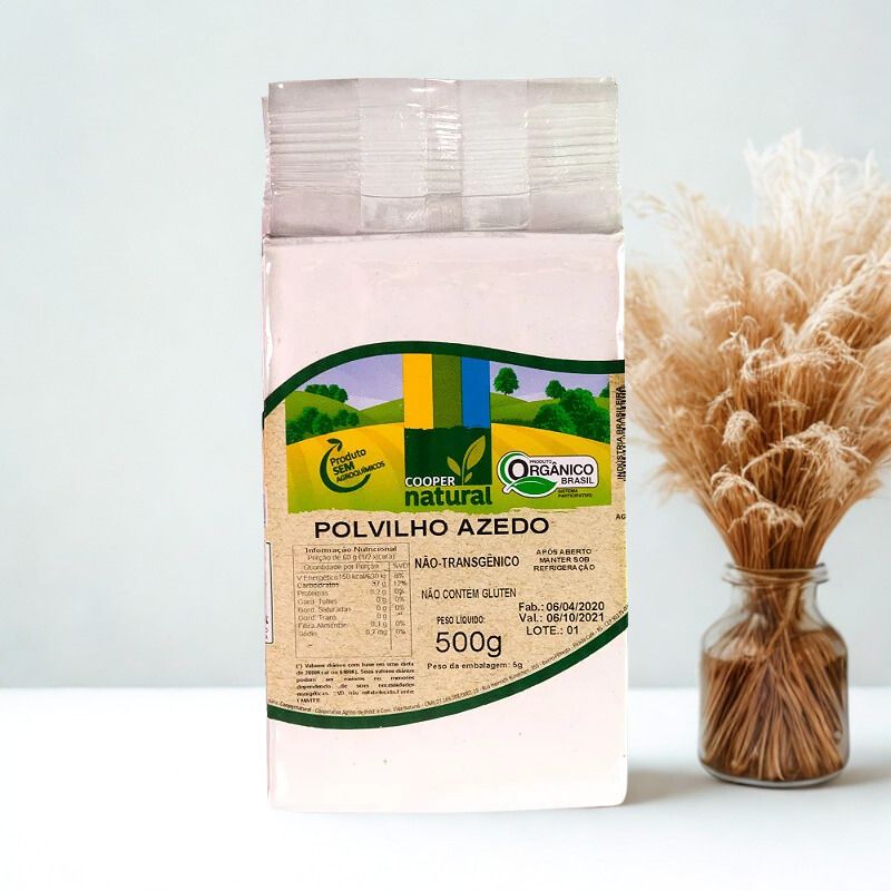Polvilho Azedo de Mandioca - 500g - Coopernatural