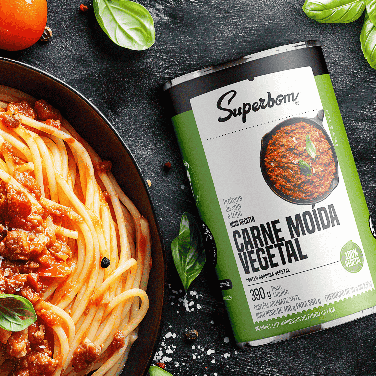Carne Vegetal - 390g - Superbom