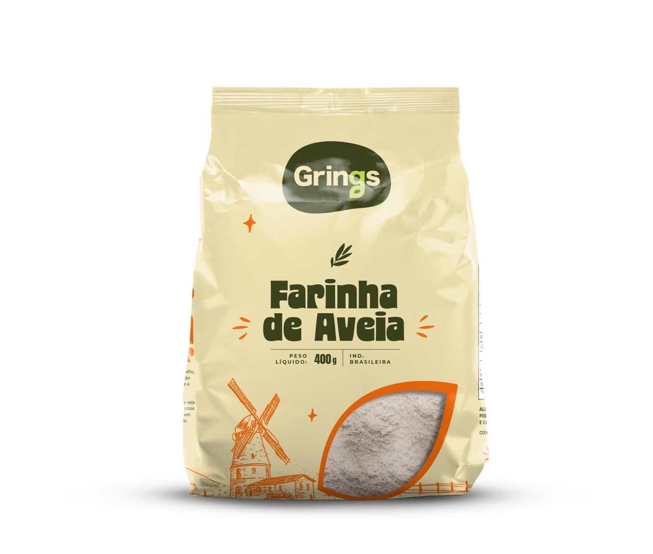 Farinha de Aveia - 400g - Grings