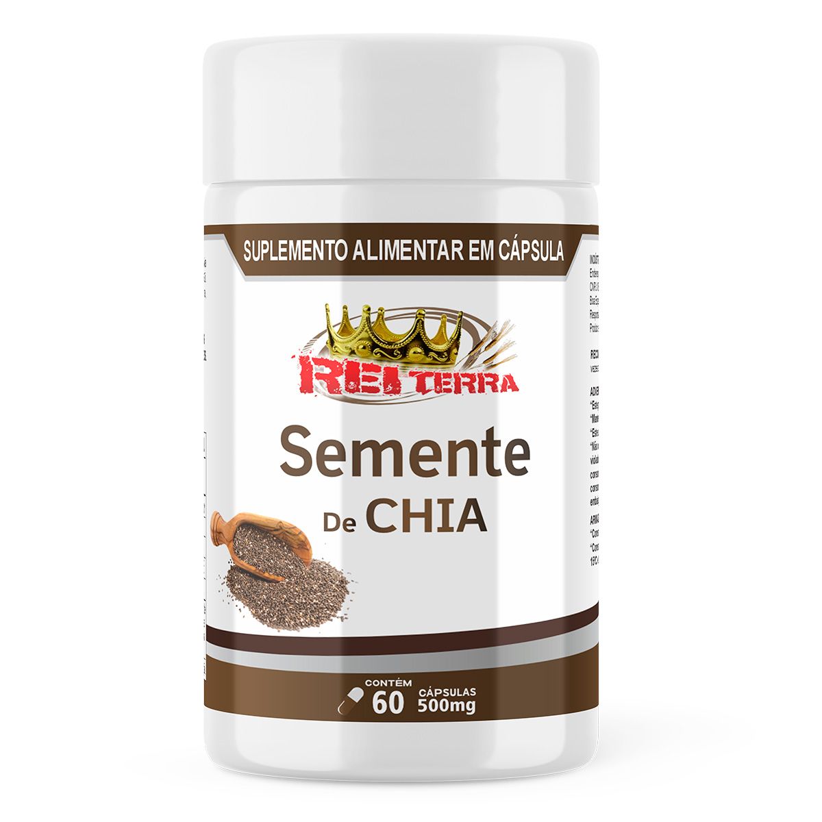 Semente de Chia - 60 Cáps. - Rei Terra
