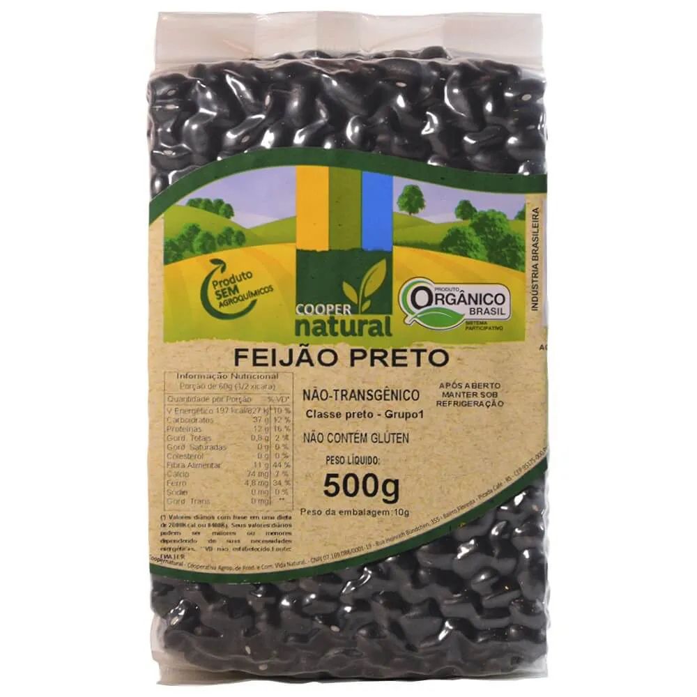 Feijão Preto - 500g - Coopernatural