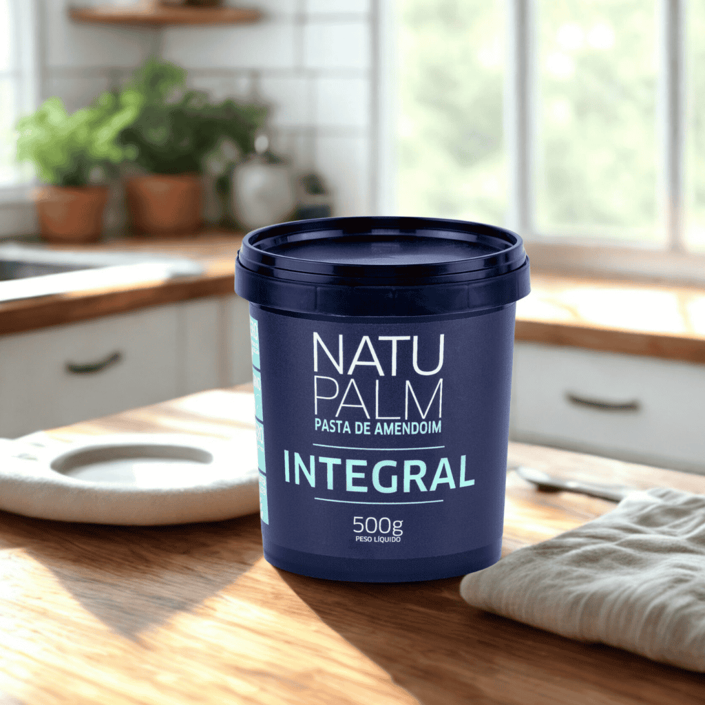 Pasta de Amendoim Integral Pura - 500g - Natupalm