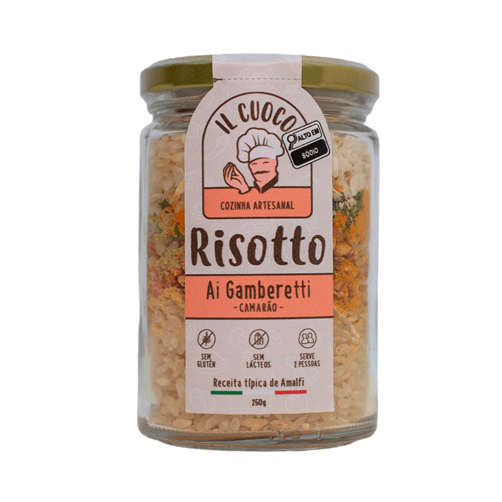 Risoto Ai Gamberetti Camarão - 250g - Il Cuoco