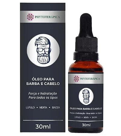Óleo para Barba e Cabelo - 30ml - Phytoterápica