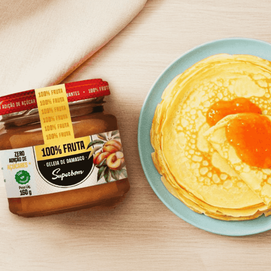 Geleia - Damasco - 160g - Superbom