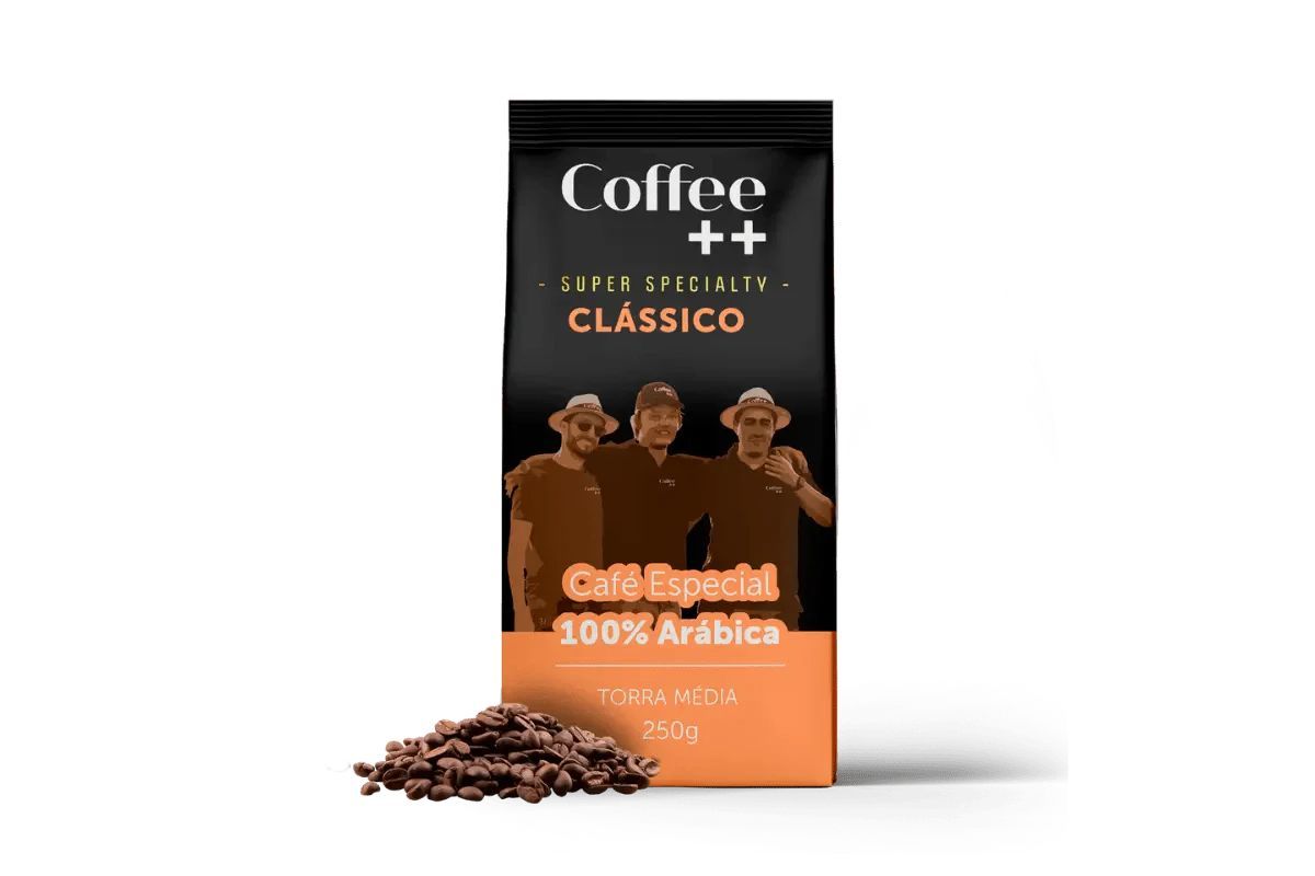 Café Clássico - Grãos Torrados - 250g - COFFEE ++