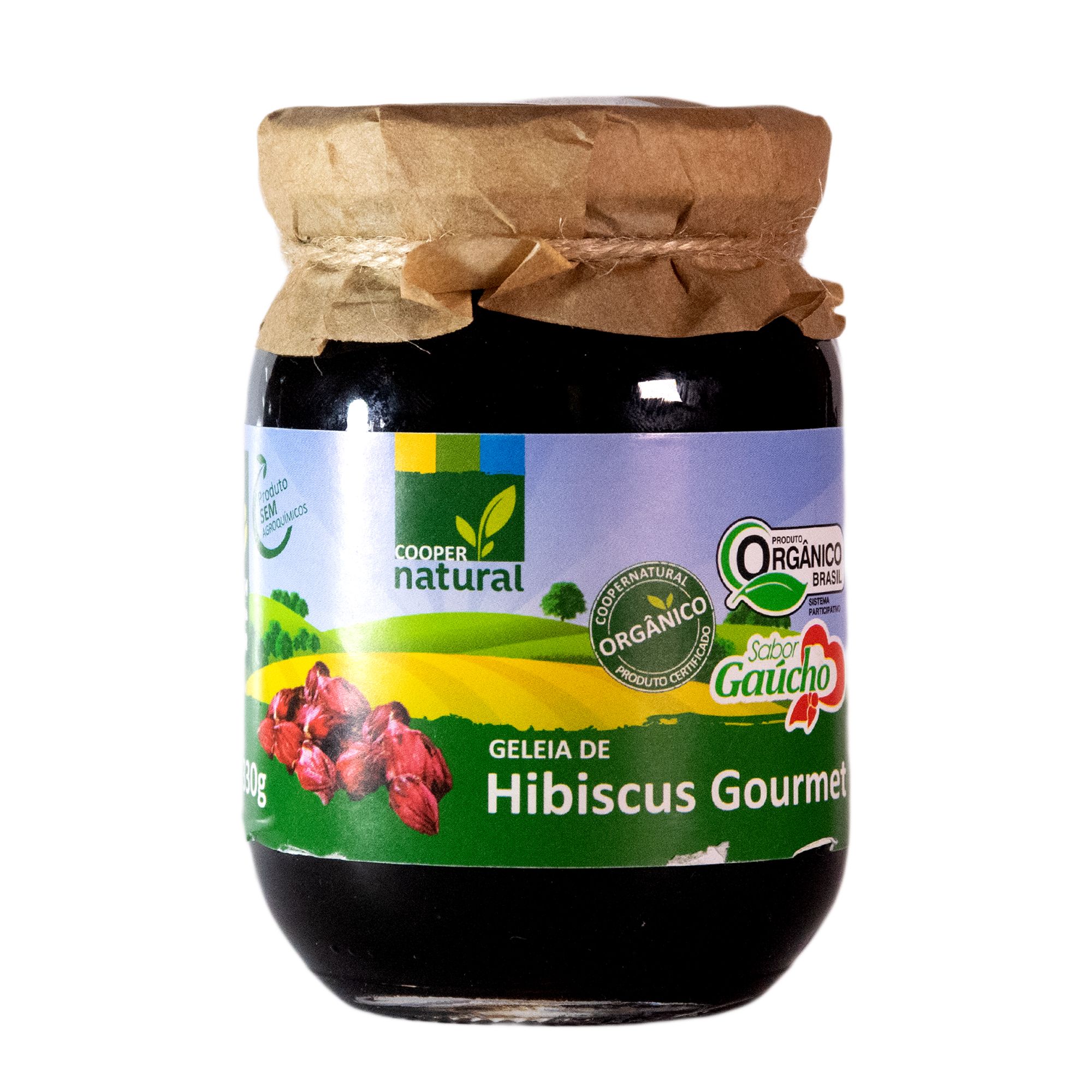 Geleia Gourmet de Hibiscus - 300g - Coopernatural