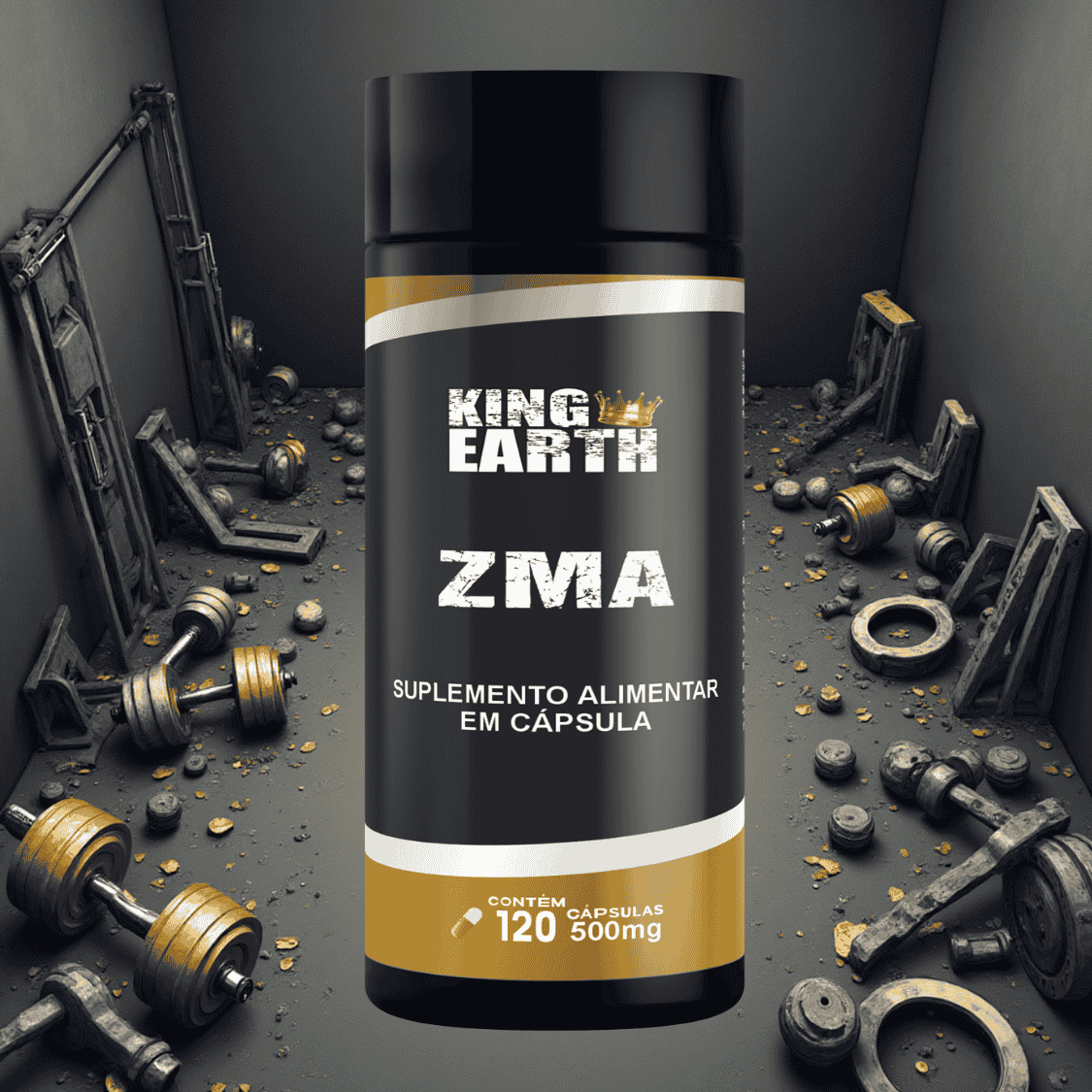ZMA Ultra Concentrado - 120 Cáps. - Rei Terra