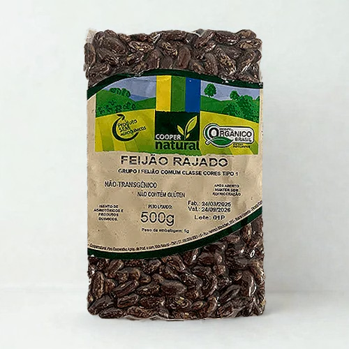 Feijão Rajado - 500g - Coopernatural