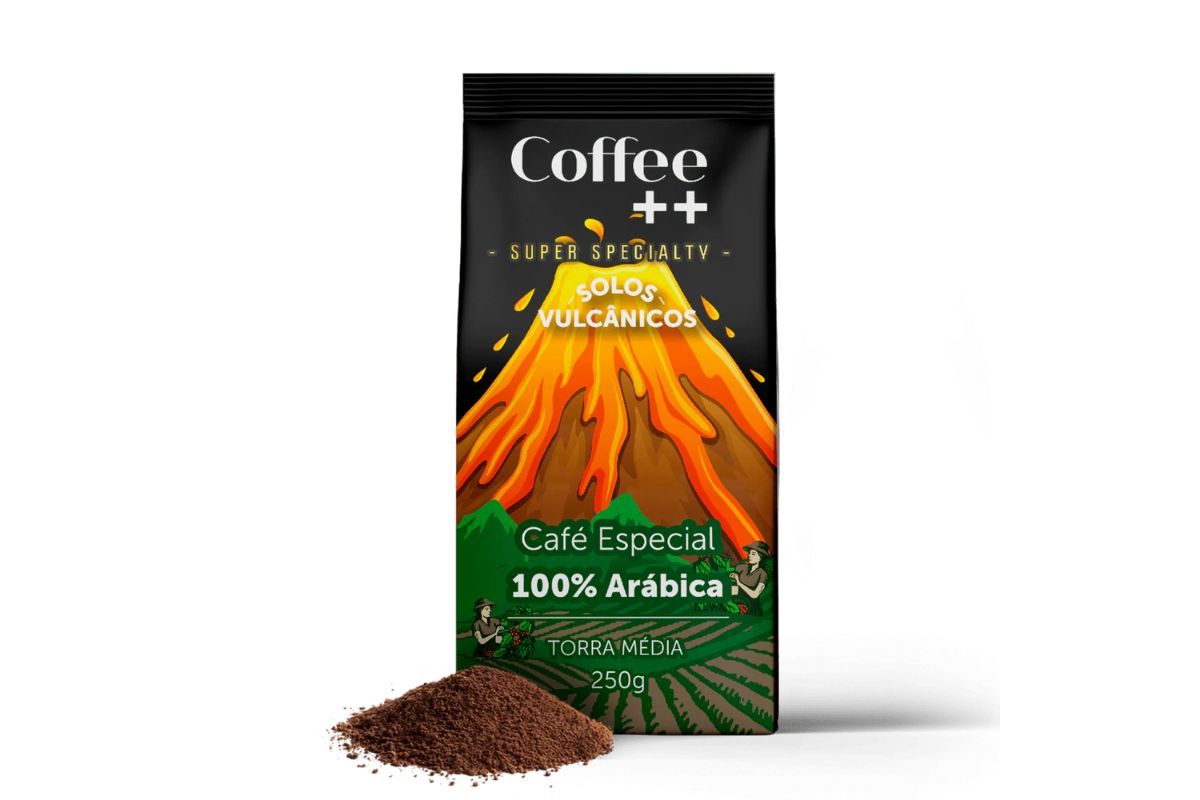 Café Solos Vulcânicos Torrado e Moído - 250g - COFFEE ++