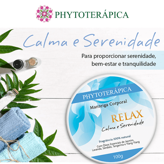 Manteiga Corporal Relax - 100g - Phytoterápica