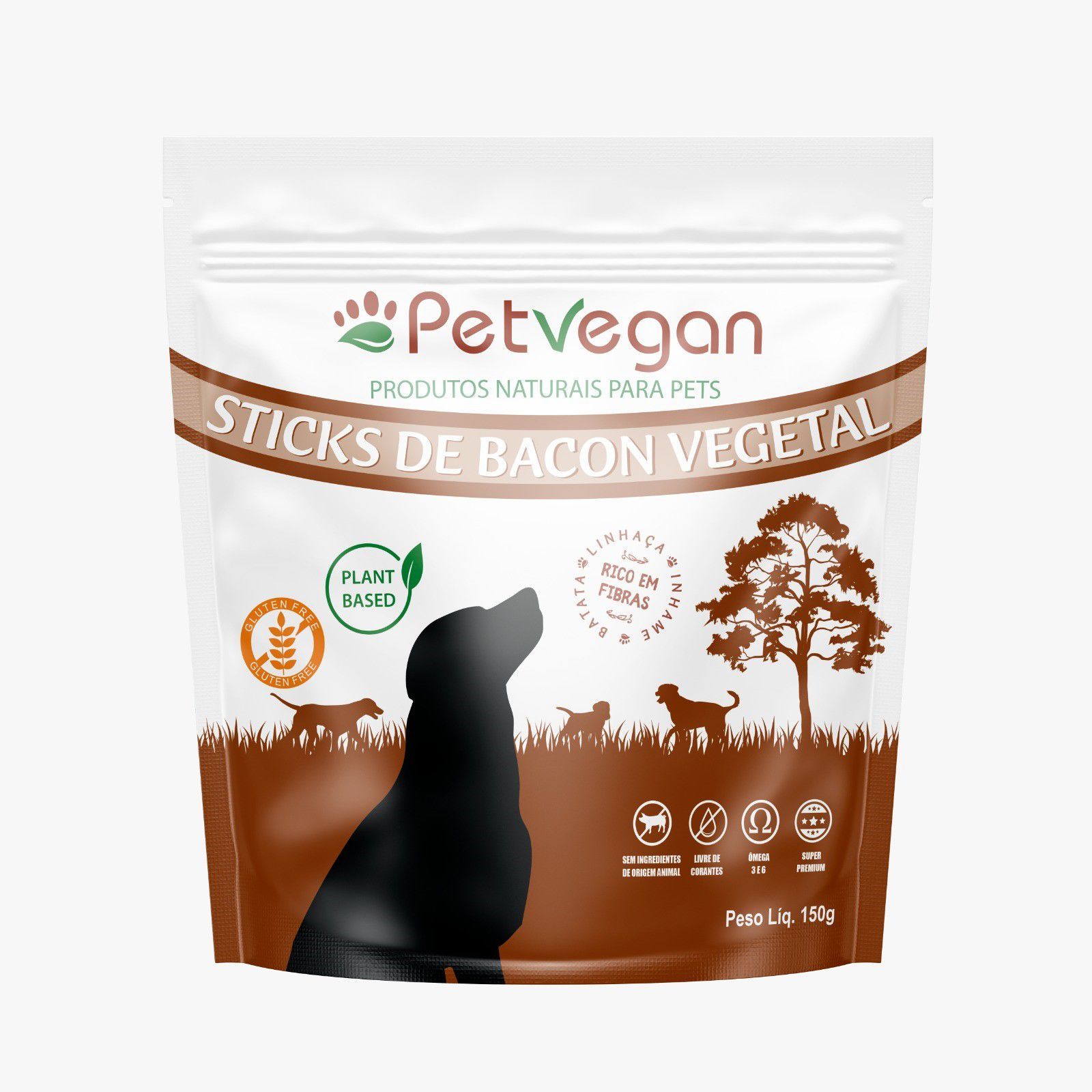 Bifinho Para Cães - 150g - Sabores Diversos - Pet Vegan