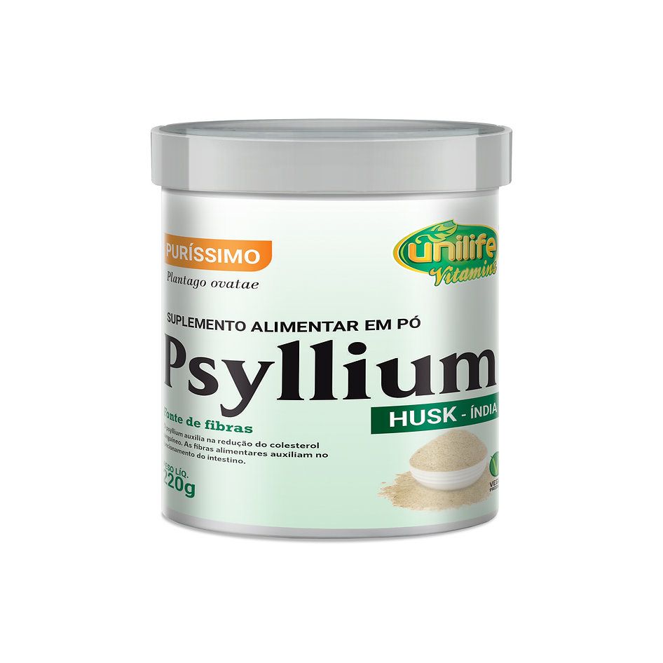 Psyllium em Pó - 220g - Unilife
