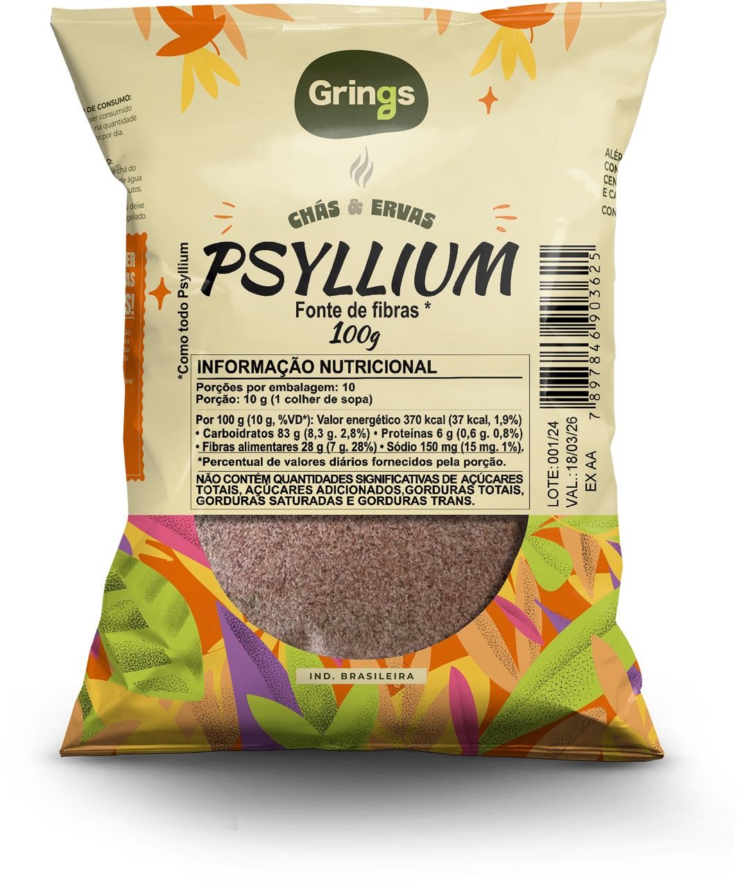 Psyllium - 100g - Grings