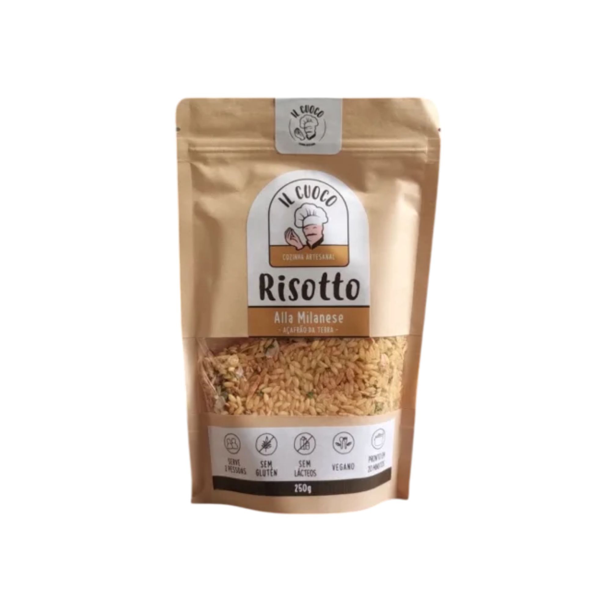 Risoto Alla Milanese Açafrão - 250g - Il Cuoco