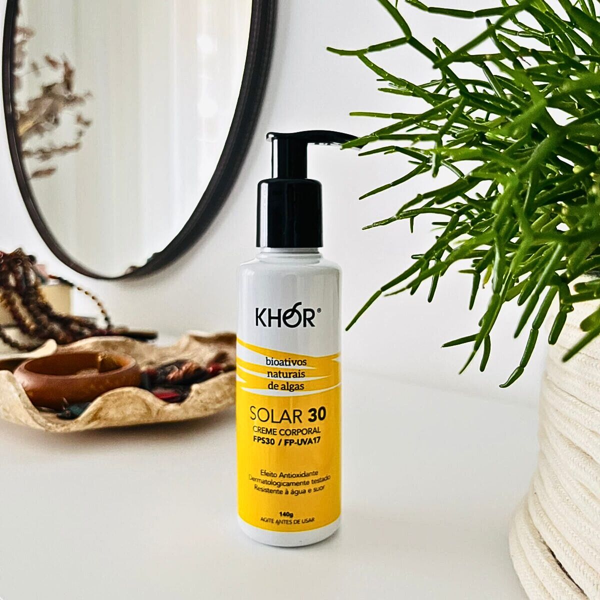 Protetor Solar FPS30 - FP-UVA 17 - 140g - Khor