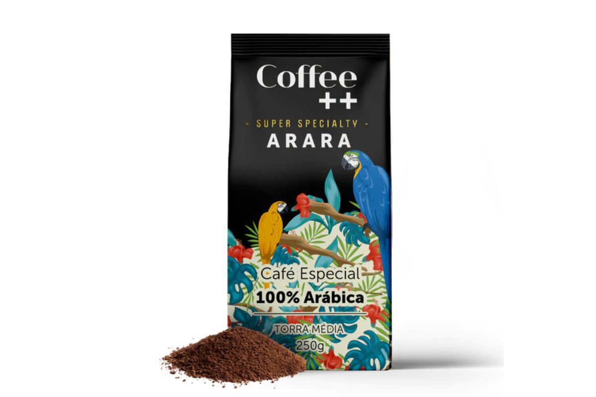 Café Arara Torrado e Moído - 250g - COFFEE ++