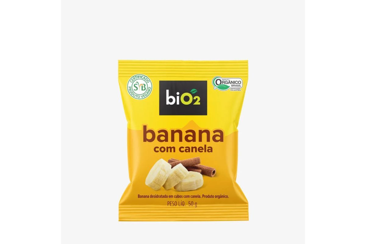biO2 Snack Banana com canela 50 g