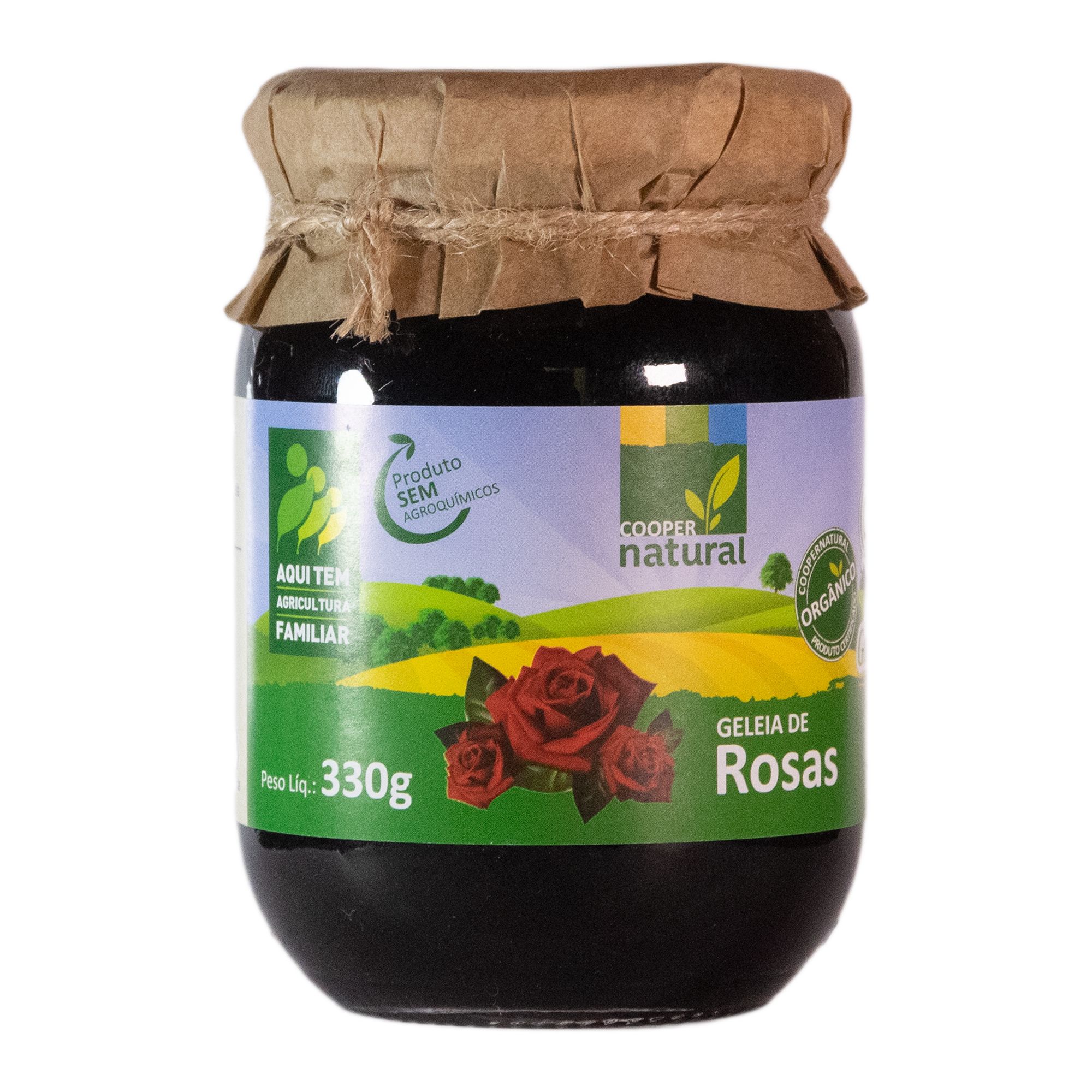 Geleia Gourmet de Rosas - 330g - Coopernatural