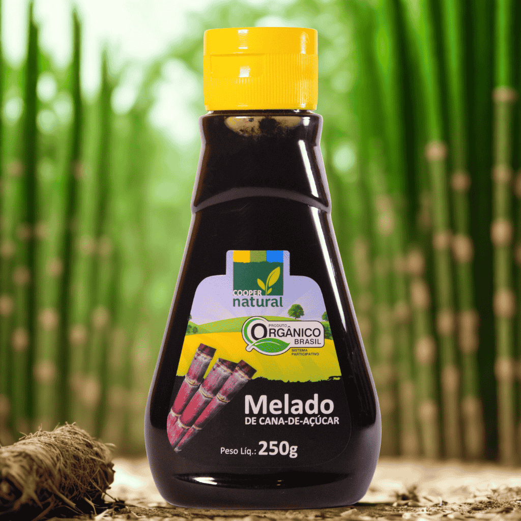 Melado de Cana de Açúcar Orgânico Bisnaga - 250g - Coopernatural