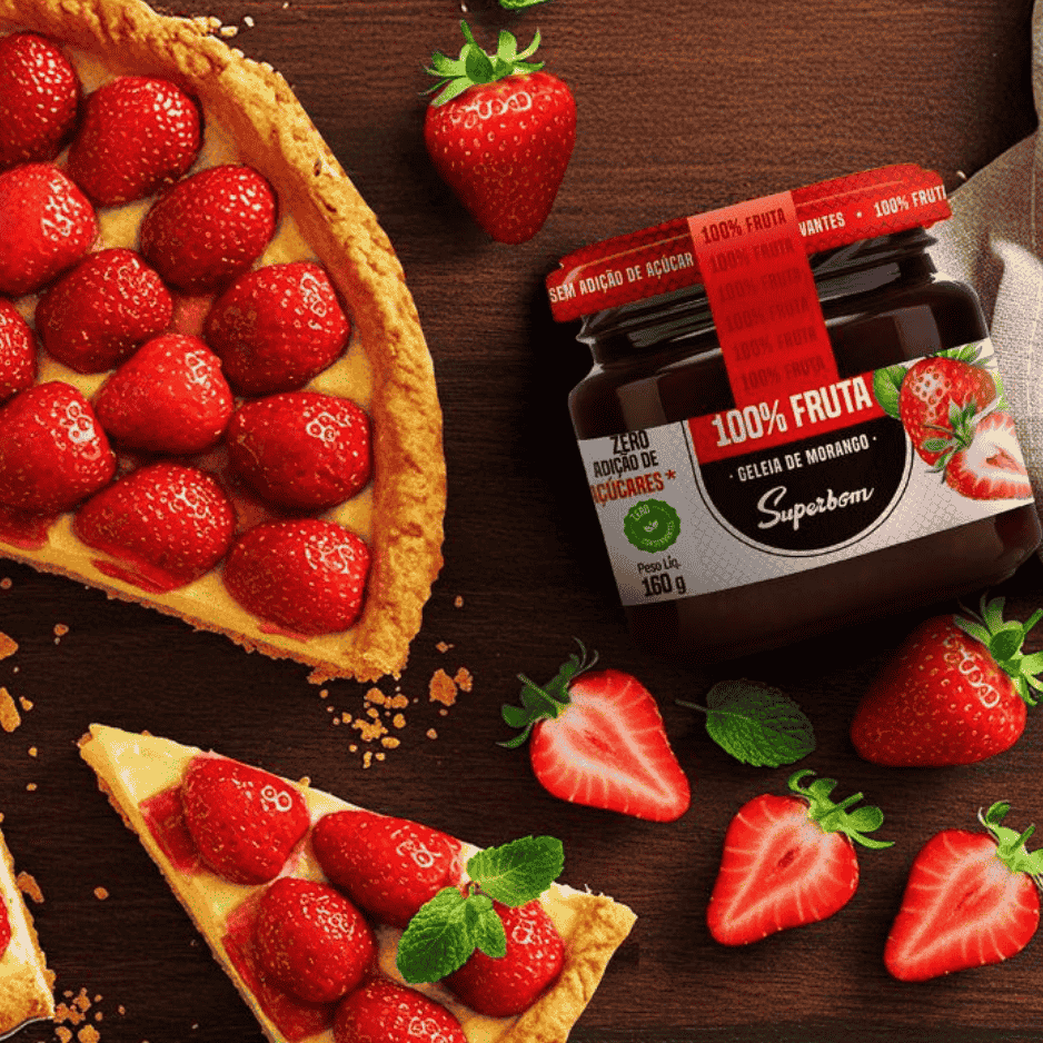 Geleia - Morango - 160g - Superbom