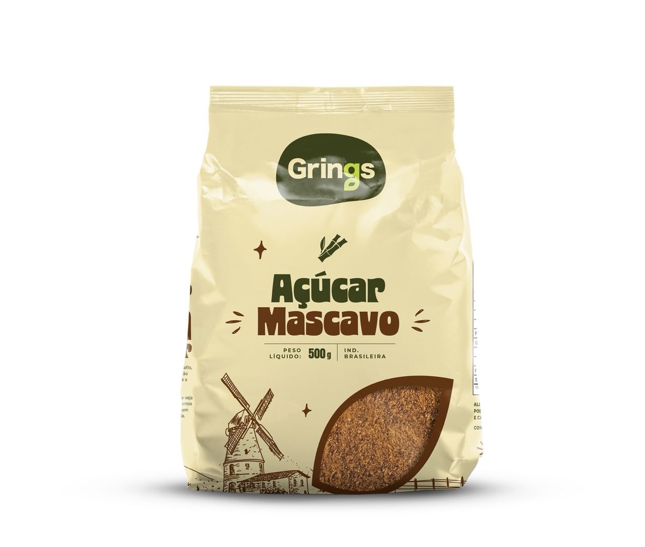 Açúcar Mascavo - 500g - Grings