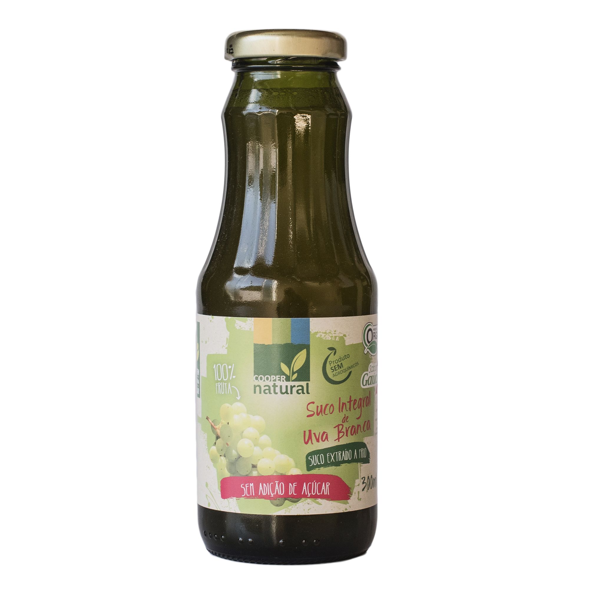 Suco de Uva Branca Niágara Integral - 300ml - Coopernatural