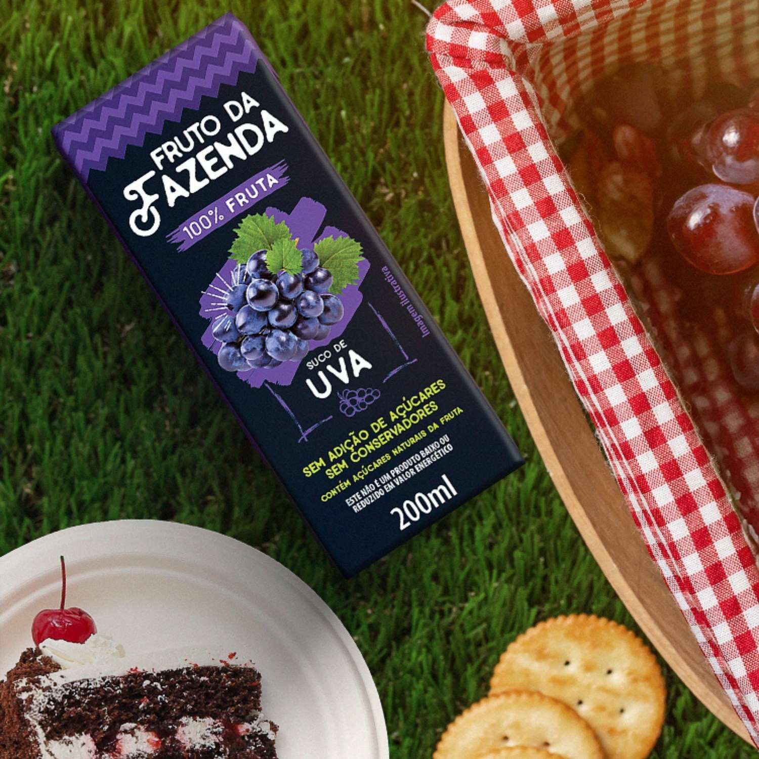 Suco de Uva 100% - Tetra - 200ml - Superbom