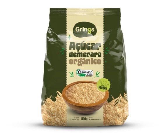 Açúcar Demerara - 500g - Grings