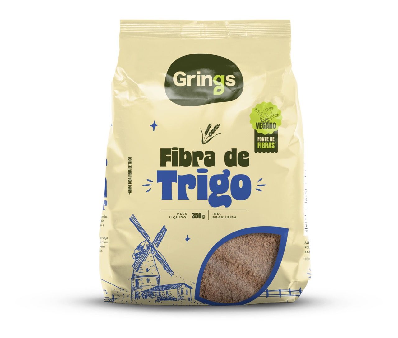 Fibra (Farelo) de Trigo - 250g - Grings