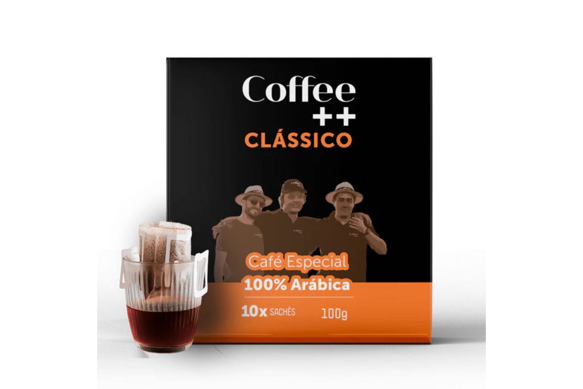 Café Clássico Drip Coffee - 10 Sachês - COFFEE ++