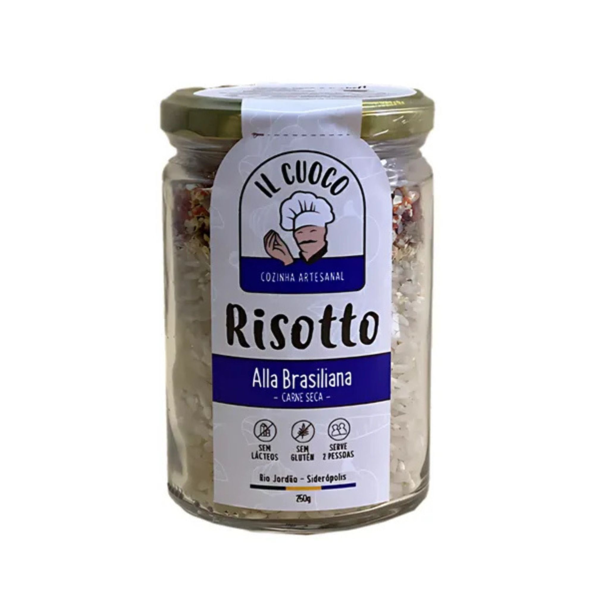 Risoto All Brasiliana Carne Seca - 250g - Il Cuoco