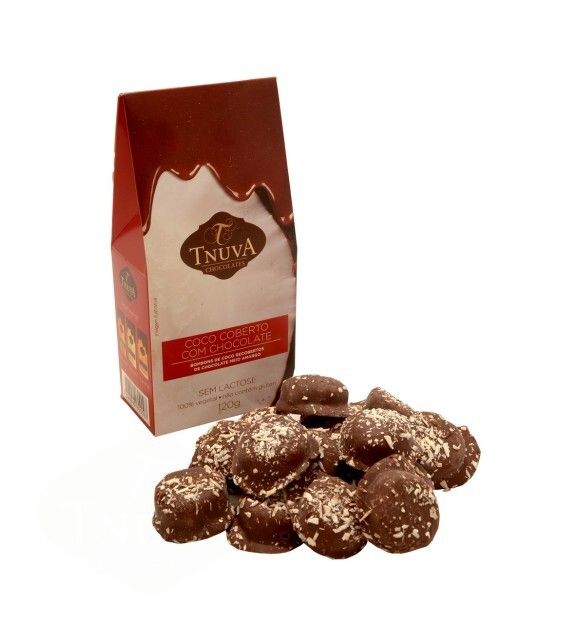 Coco Coberto com Chocolate - 140g - Tnuva