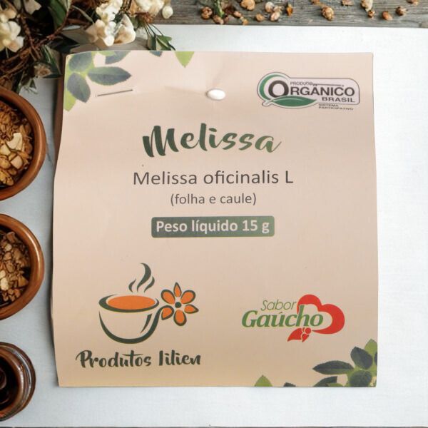 Chá de Melissa - 15g - Sabor Gaúcho