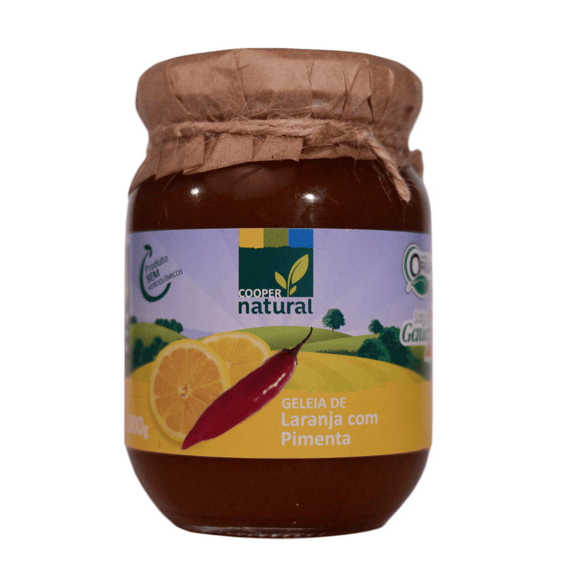 Geleia Gourmet de Laranja com Pimenta - 300g - Coopernatural