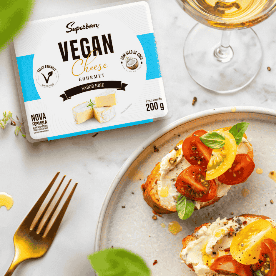 Vegancheese Gourmet Brie - 200g - Superbom