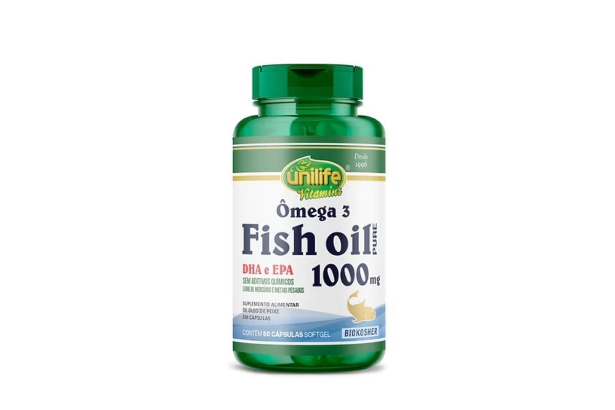 Ômega 3 - Fish Oil - 60 Cáps. - Unilife