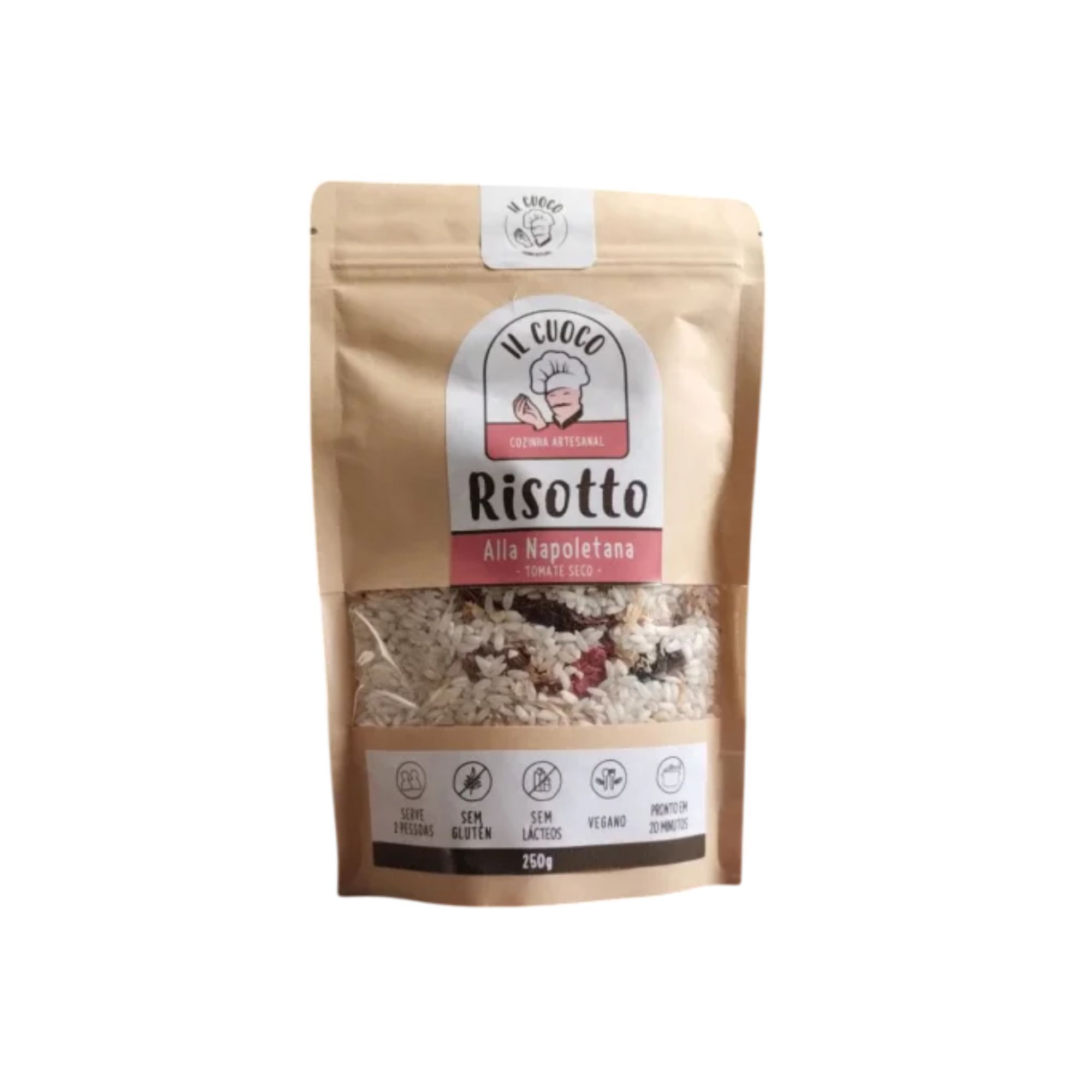 Risoto Alla Napoletana Tomate Seco - 250g - Il Cuoco