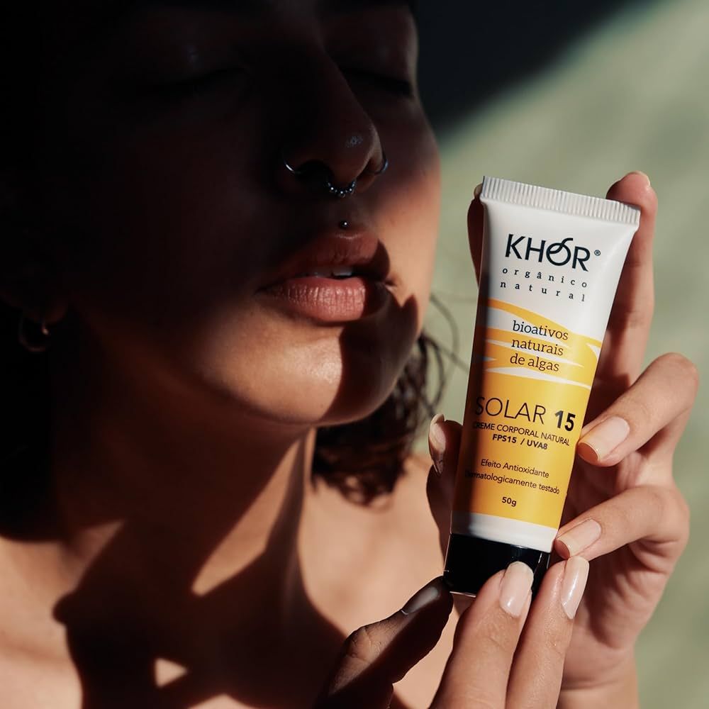 Protetor Solar FPS15 - FP-UVA 8 - 50g - Khor