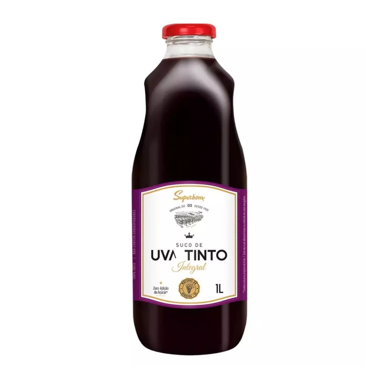 Suco de Uva Tinto Integral - 1L - Superbom